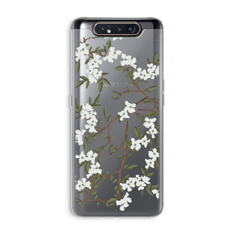 Blossoming spring: Samsung Galaxy A80 Transparant Hoesje