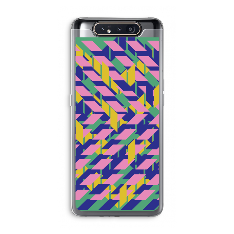 Skew Blush 1: Samsung Galaxy A80 Transparant Hoesje