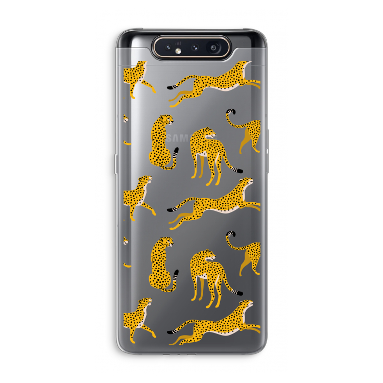 Luipaard: Samsung Galaxy A80 Transparant Hoesje