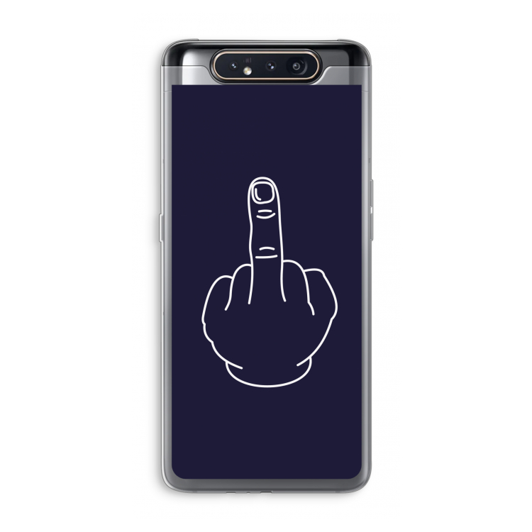 F**k U: Samsung Galaxy A80 Transparant Hoesje