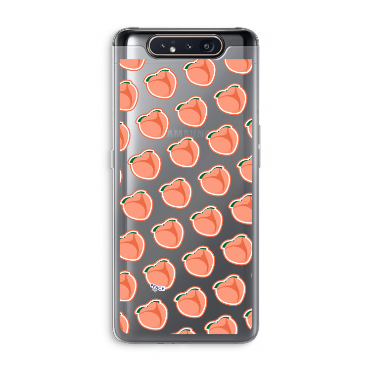 Just peachy: Samsung Galaxy A80 Transparant Hoesje