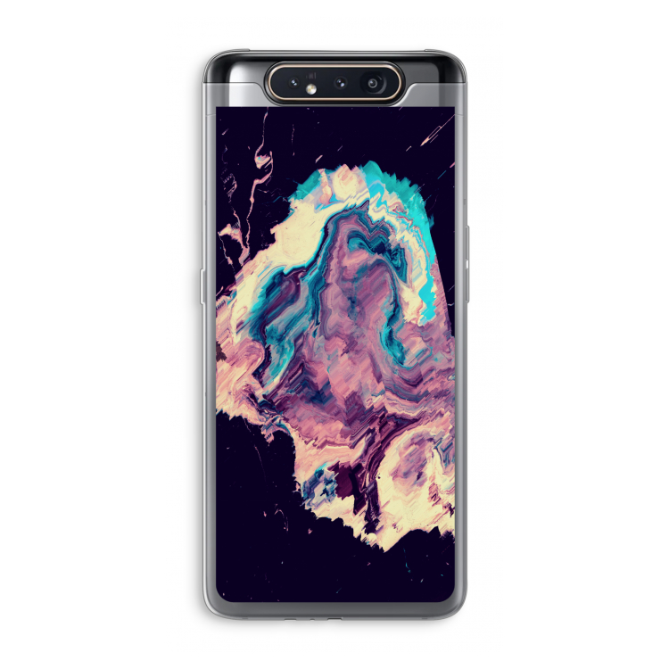 Cosmic Silence: Samsung Galaxy A80 Transparant Hoesje