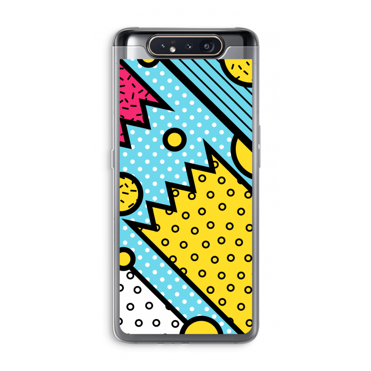 Pop Art #1: Samsung Galaxy A80 Transparant Hoesje