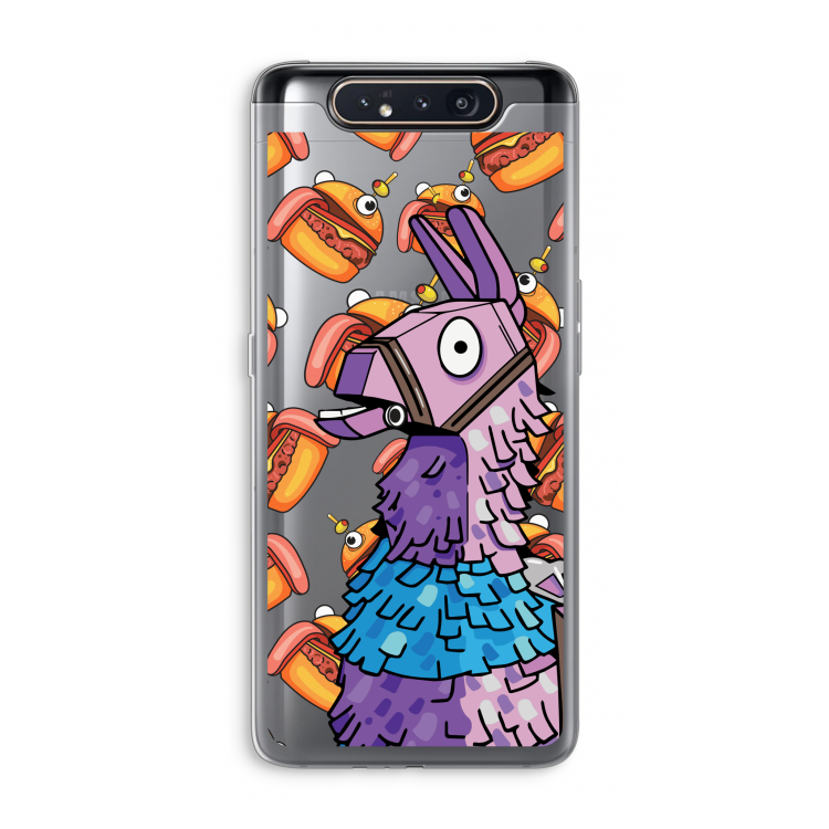 Loot Burger: Samsung Galaxy A80 Transparant Hoesje