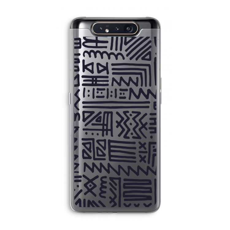 Marrakech print: Samsung Galaxy A80 Transparant Hoesje