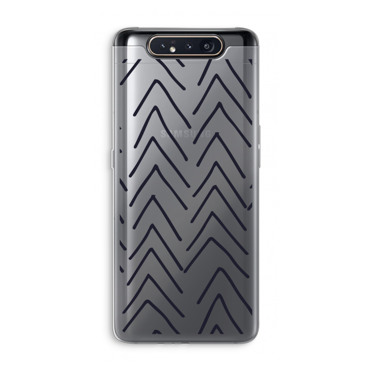 CaseCompany Marrakech Arrows: Samsung Galaxy A80 Transparant Hoesje