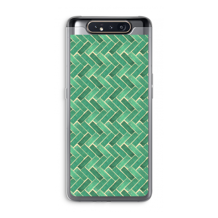 Moroccan tiles 2: Samsung Galaxy A80 Transparant Hoesje