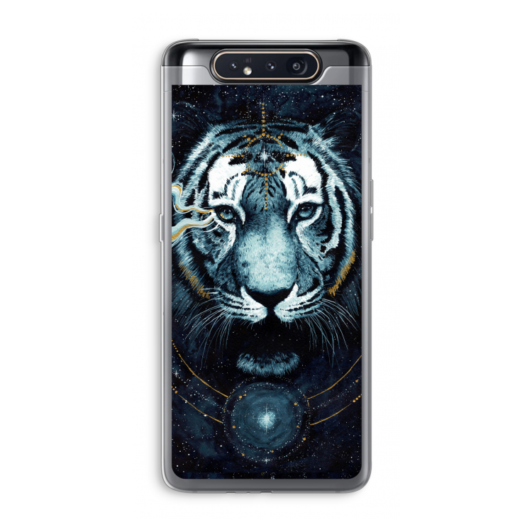 Darkness Tiger: Samsung Galaxy A80 Transparant Hoesje