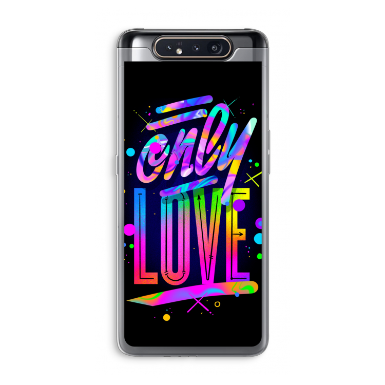 Only Love: Samsung Galaxy A80 Transparant Hoesje