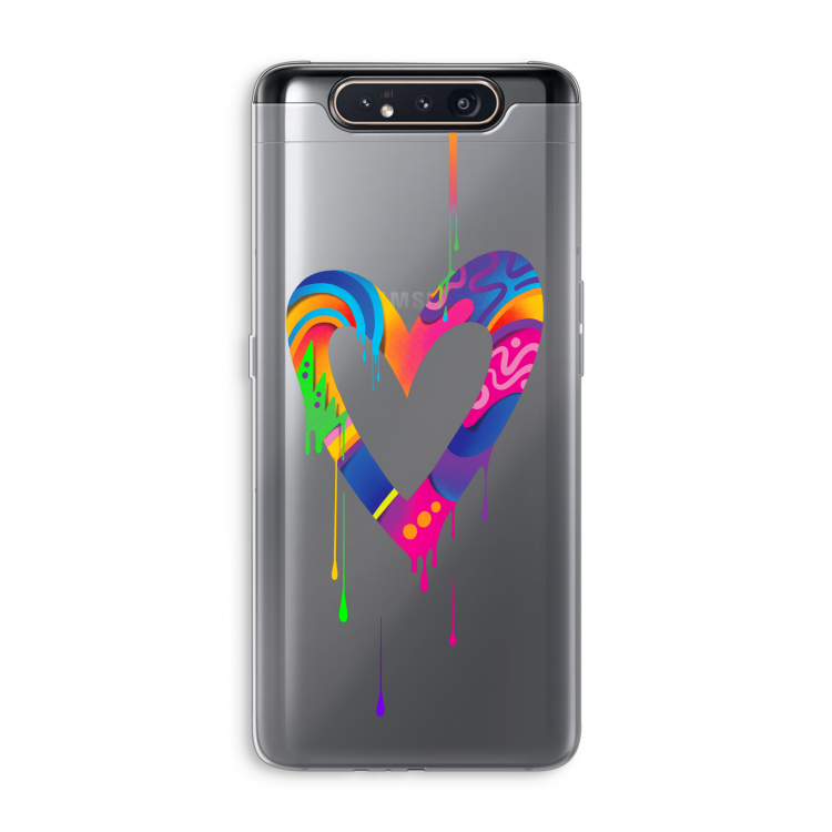Melts My Heart: Samsung Galaxy A80 Transparant Hoesje
