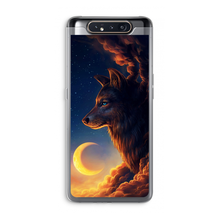Night Guardian: Samsung Galaxy A80 Transparant Hoesje