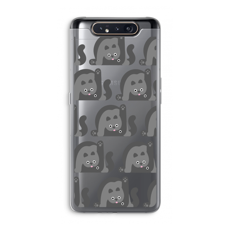 Cats: Samsung Galaxy A80 Transparant Hoesje