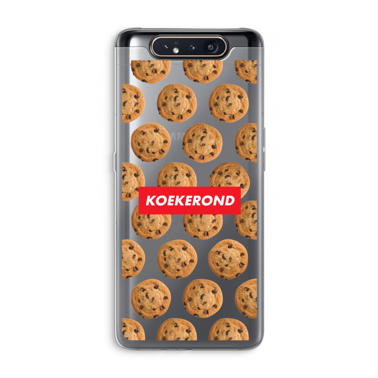Koekerond: Samsung Galaxy A80 Transparant Hoesje
