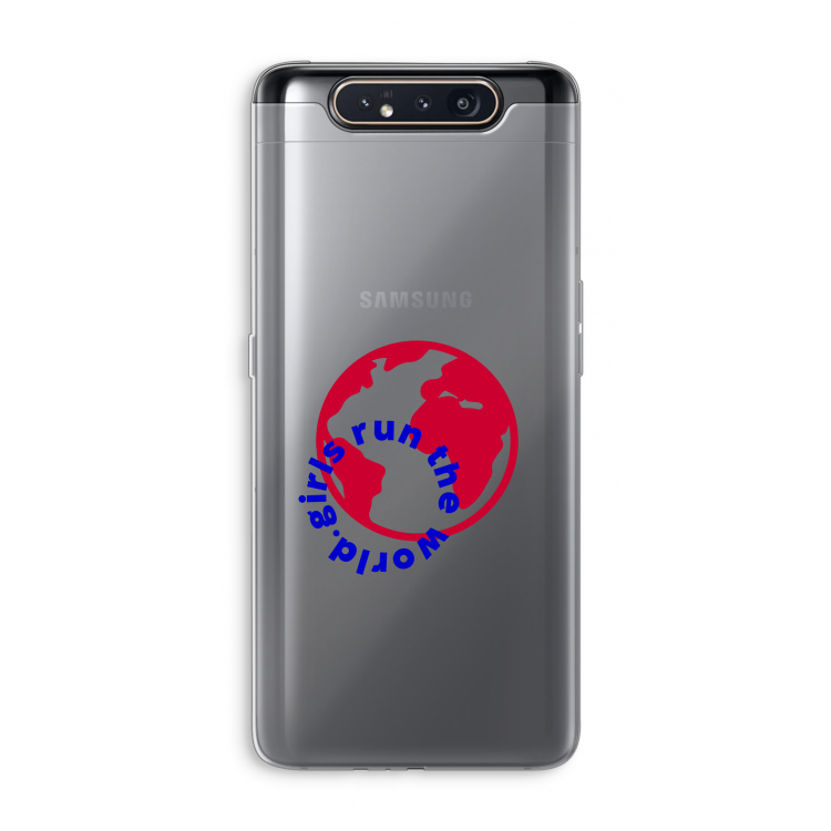 Run The World: Samsung Galaxy A80 Transparant Hoesje
