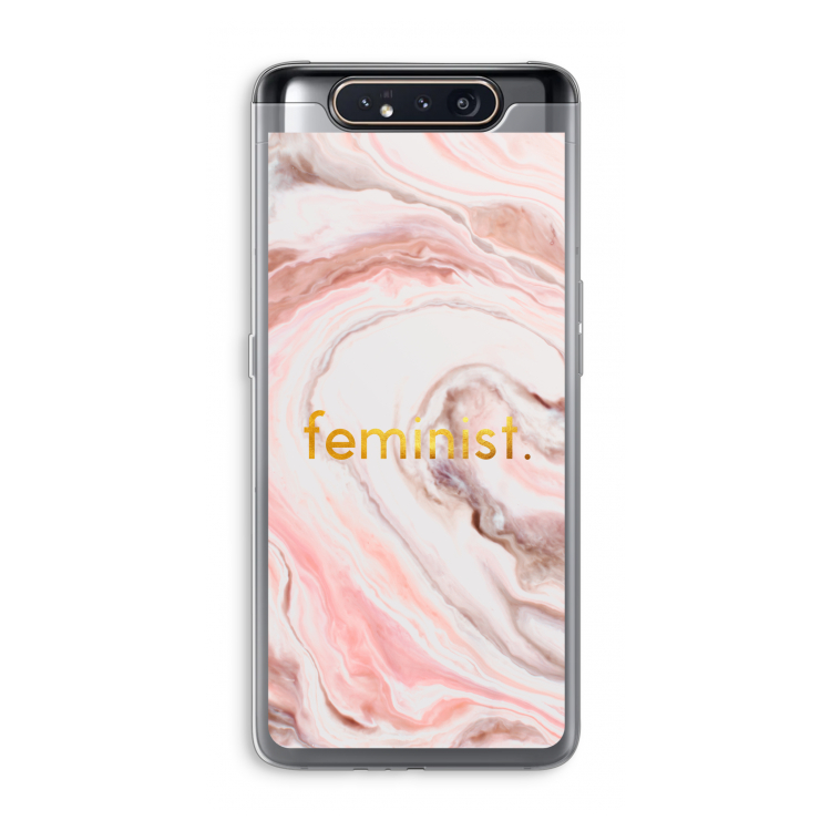 Feminist: Samsung Galaxy A80 Transparant Hoesje
