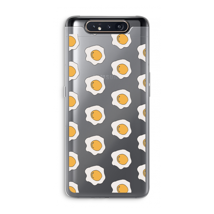 Bacon to my eggs #1: Samsung Galaxy A80 Transparant Hoesje