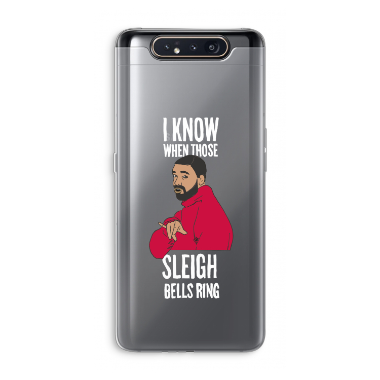 Sleigh Bells Ring: Samsung Galaxy A80 Transparant Hoesje