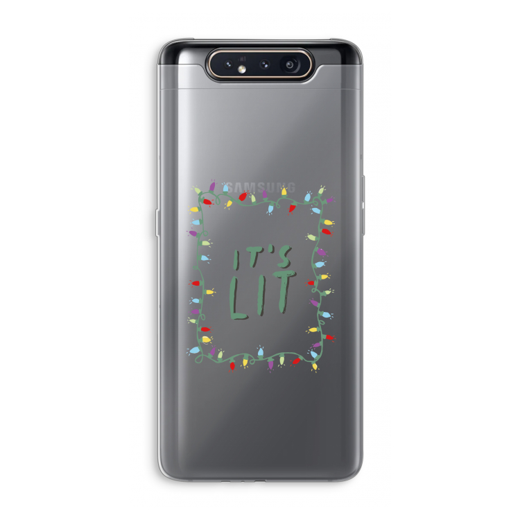 It's Lit: Samsung Galaxy A80 Transparant Hoesje