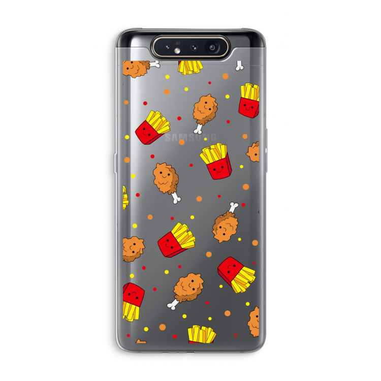 Chicken 'n Fries: Samsung Galaxy A80 Transparant Hoesje