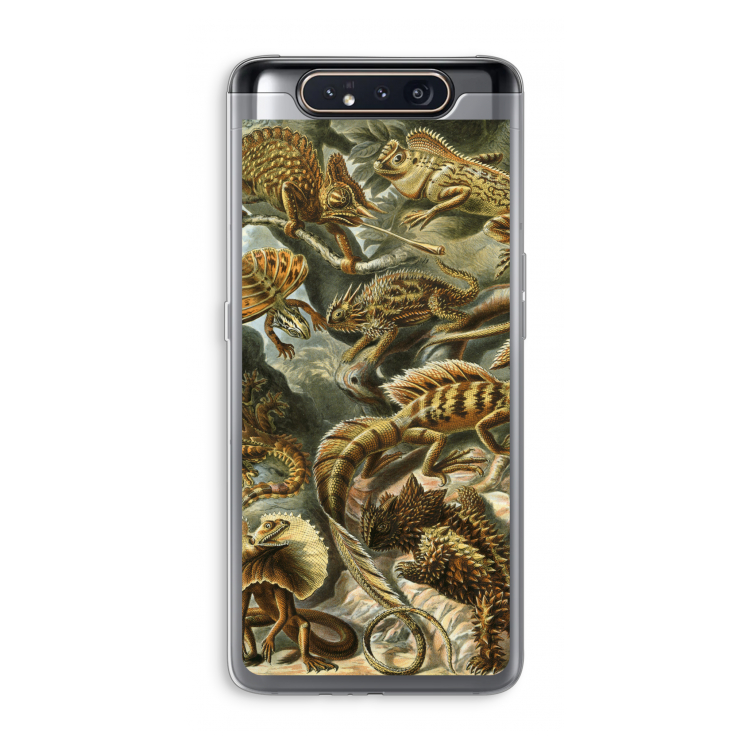 Haeckel Lacertilia: Samsung Galaxy A80 Transparant Hoesje