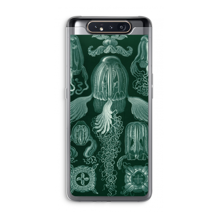 Haeckel Cubomedusae: Samsung Galaxy A80 Transparant Hoesje