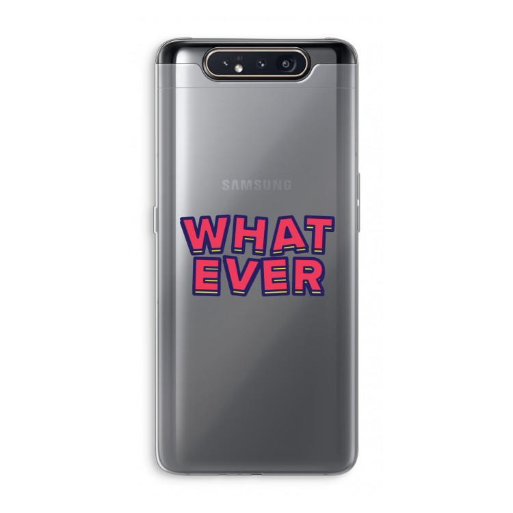 Whatever: Samsung Galaxy A80 Transparant Hoesje