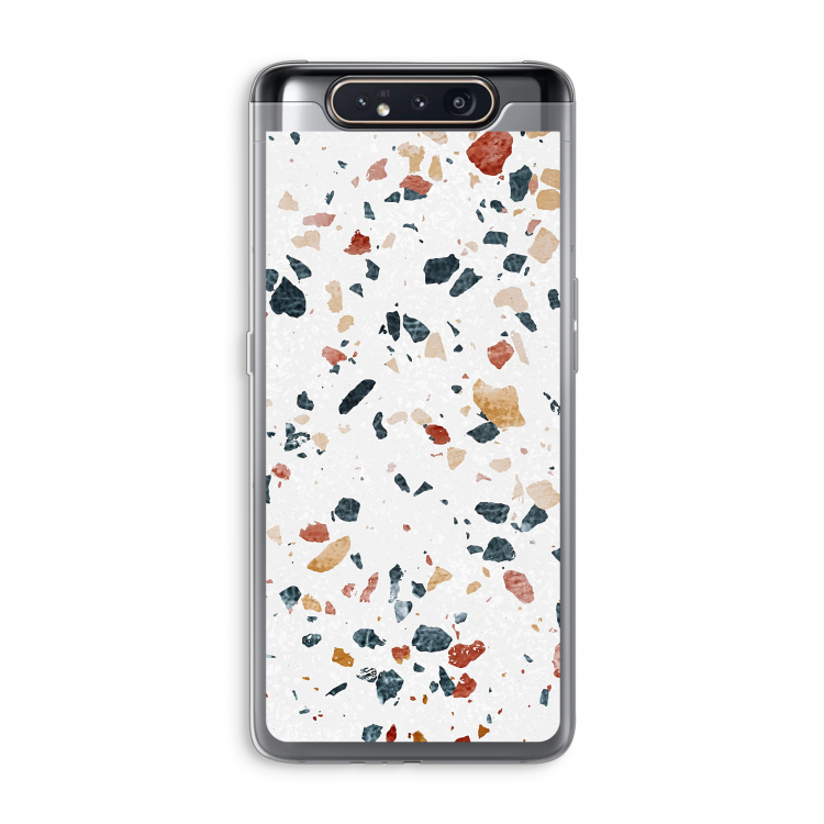 Terrazzo N°4: Samsung Galaxy A80 Transparant Hoesje