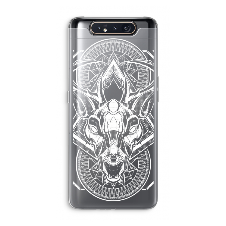 Oh Deer: Samsung Galaxy A80 Transparant Hoesje