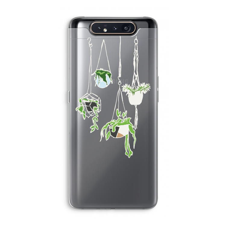 Hang In There: Samsung Galaxy A80 Transparant Hoesje
