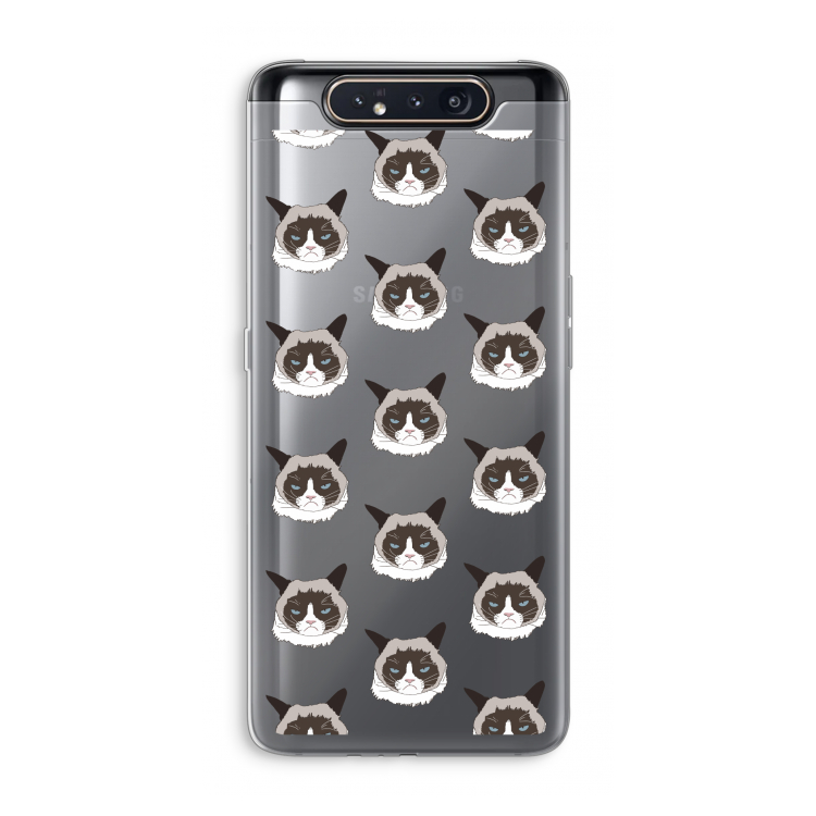 It's a Purrr Case: Samsung Galaxy A80 Transparant Hoesje