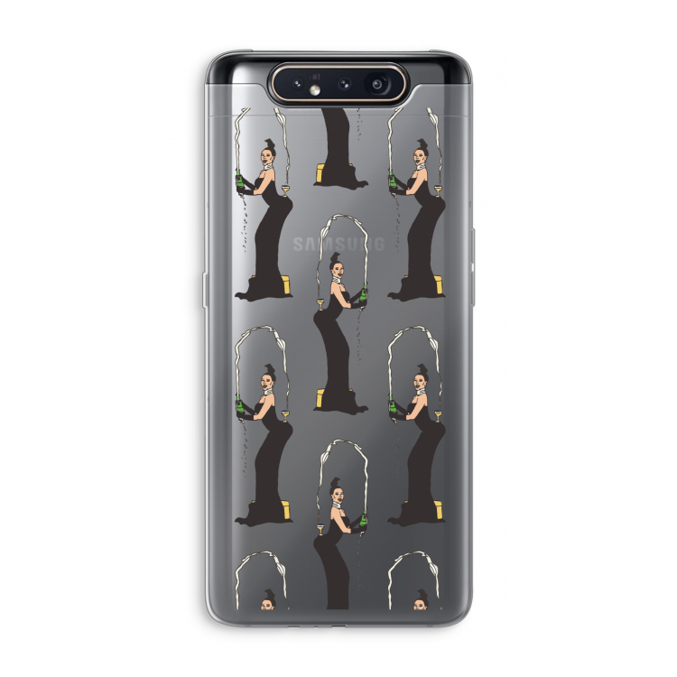 Pop Some Kim: Samsung Galaxy A80 Transparant Hoesje