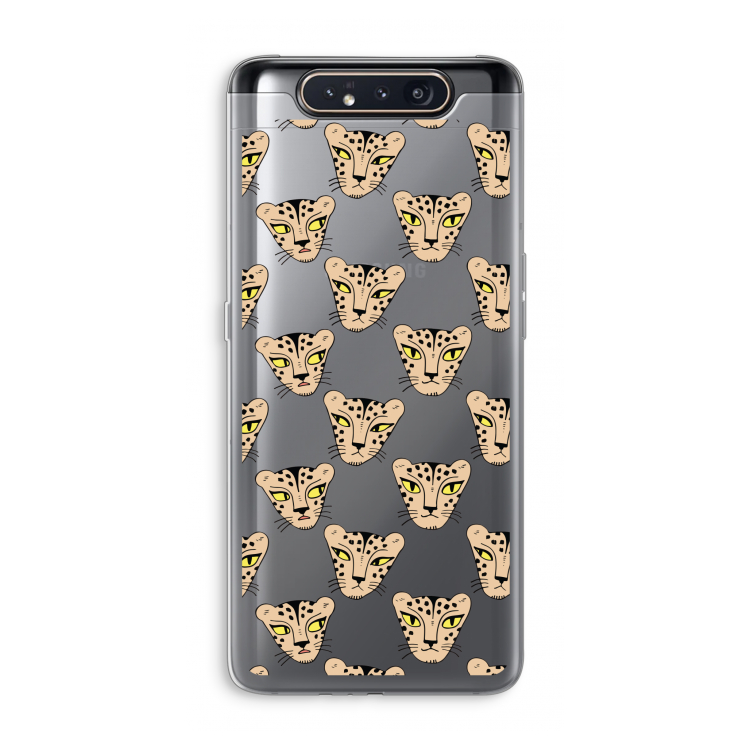 Tijger: Samsung Galaxy A80 Transparant Hoesje