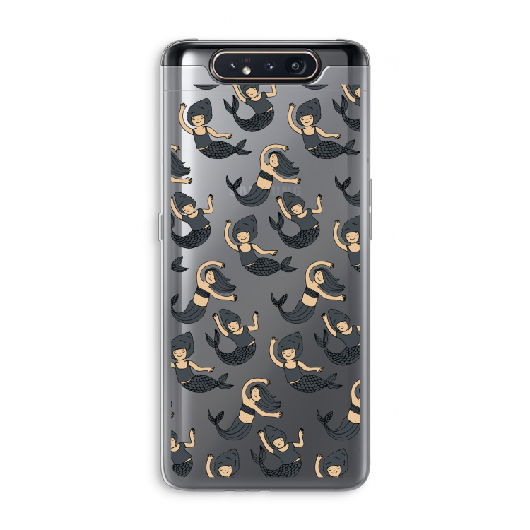 Zeemeermin: Samsung Galaxy A80 Transparant Hoesje