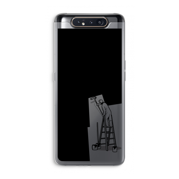 Musketon Painter: Samsung Galaxy A80 Transparant Hoesje