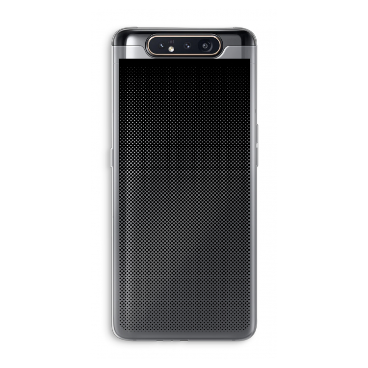 Musketon Halftone: Samsung Galaxy A80 Transparant Hoesje