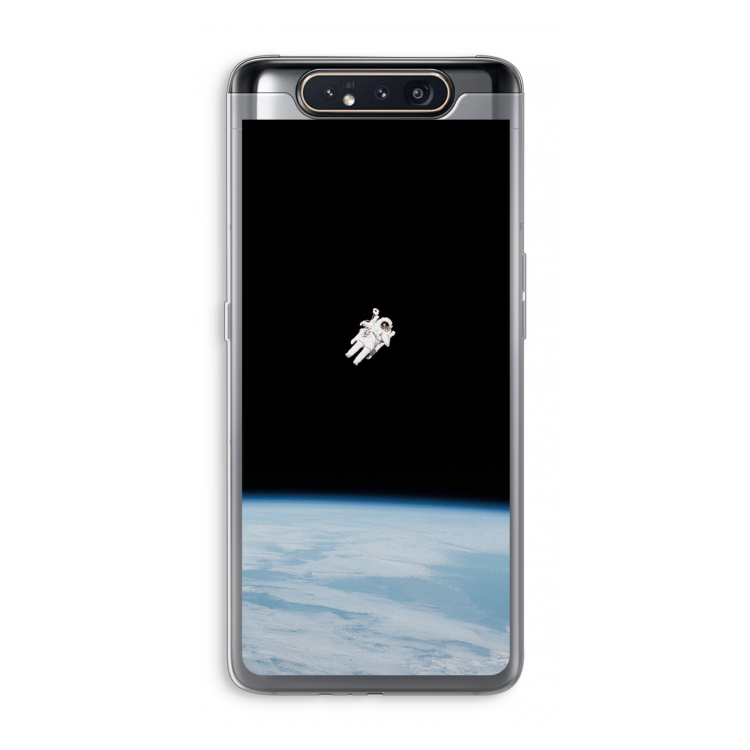 Alone in Space: Samsung Galaxy A80 Transparant Hoesje