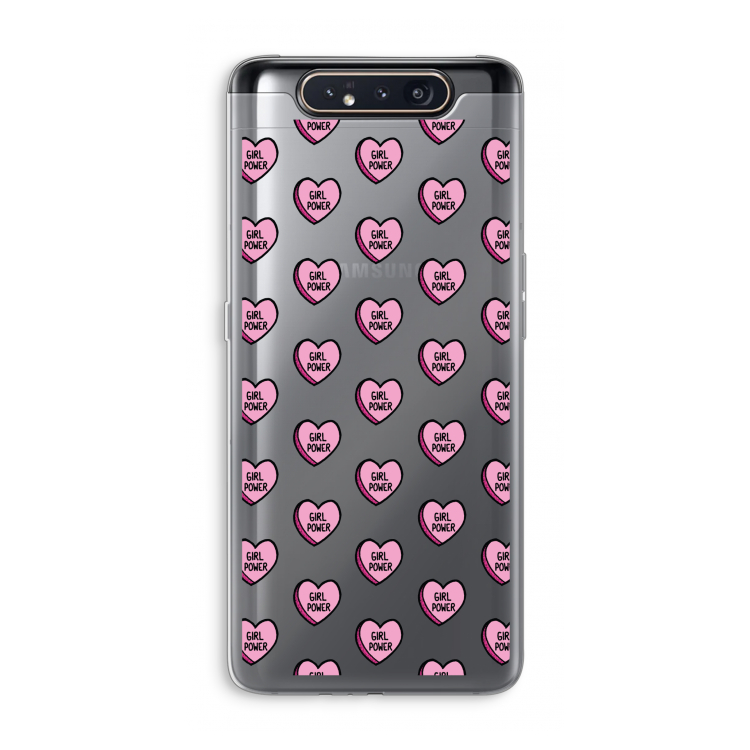 GIRL POWER: Samsung Galaxy A80 Transparant Hoesje