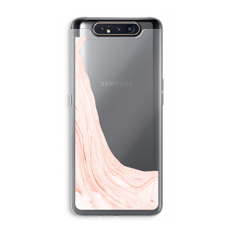 Peach bath: Samsung Galaxy A80 Transparant Hoesje