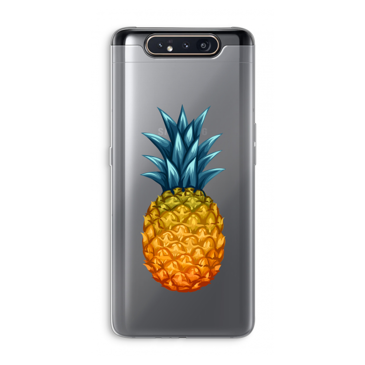 Grote ananas: Samsung Galaxy A80 Transparant Hoesje