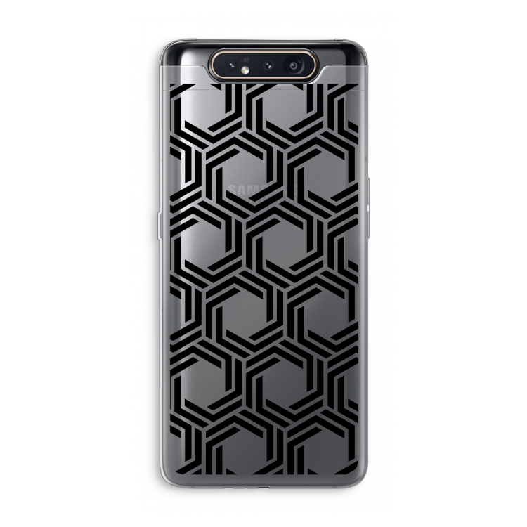 Geometrisch patroon: Samsung Galaxy A80 Transparant Hoesje