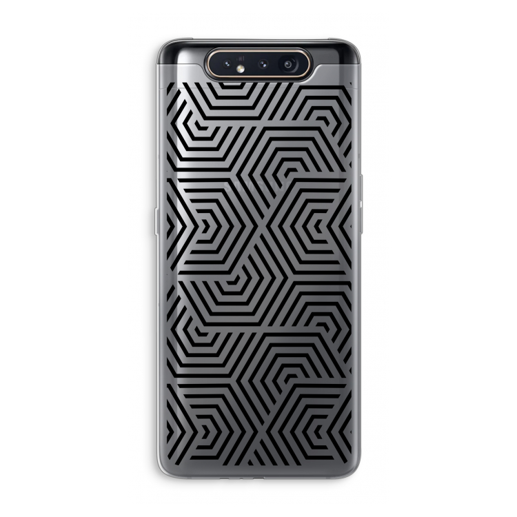 Magic pattern: Samsung Galaxy A80 Transparant Hoesje