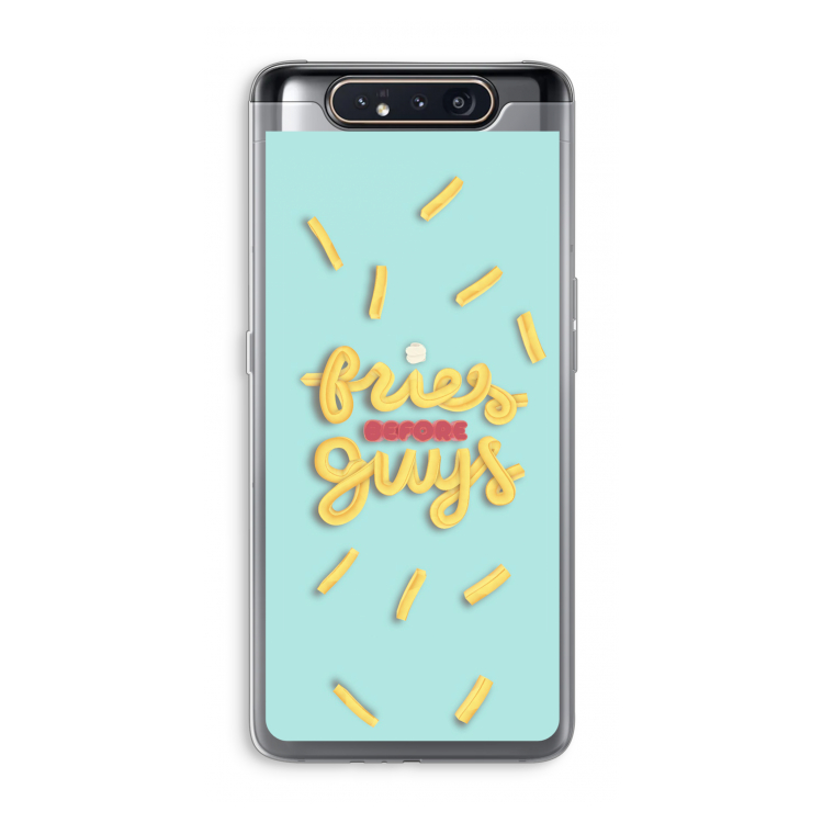 Always fries: Samsung Galaxy A80 Transparant Hoesje