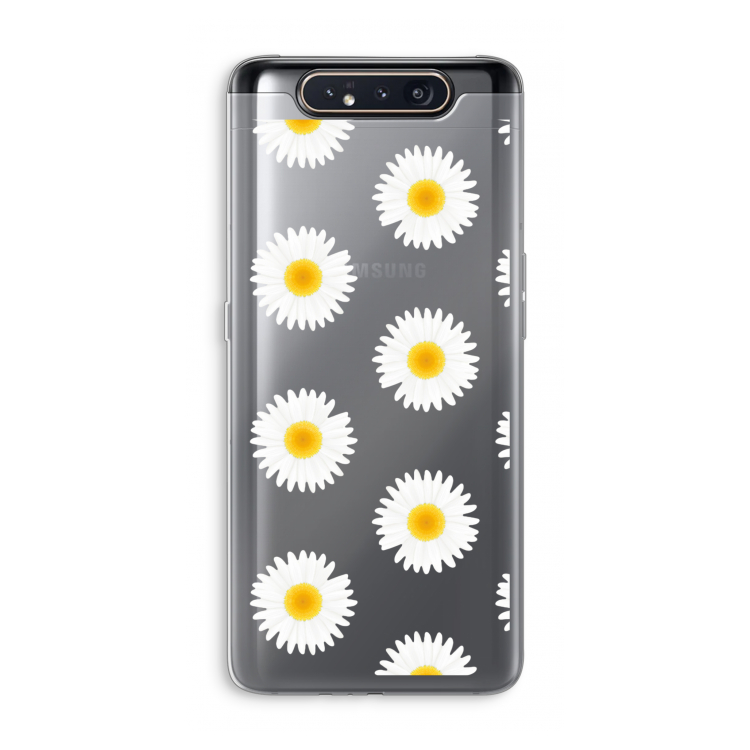 Margrietjes: Samsung Galaxy A80 Transparant Hoesje