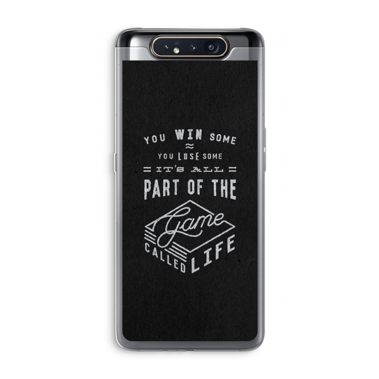 Life: Samsung Galaxy A80 Transparant Hoesje