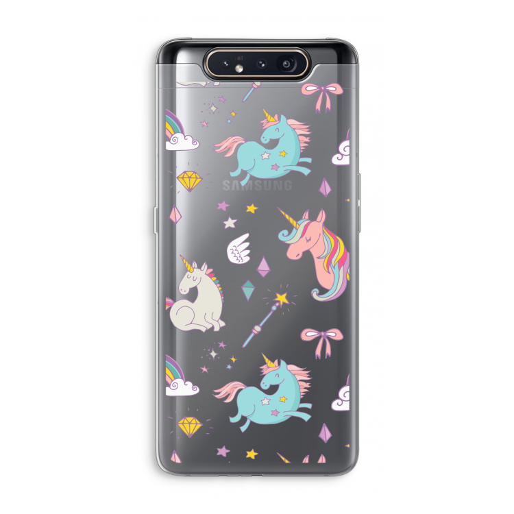 Fantasiewereld: Samsung Galaxy A80 Transparant Hoesje
