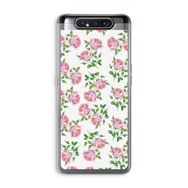 Kleine roosjes: Samsung Galaxy A80 Transparant Hoesje