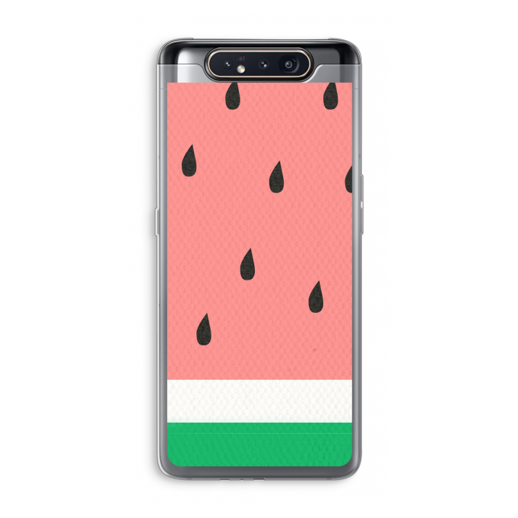 Watermeloen: Samsung Galaxy A80 Transparant Hoesje