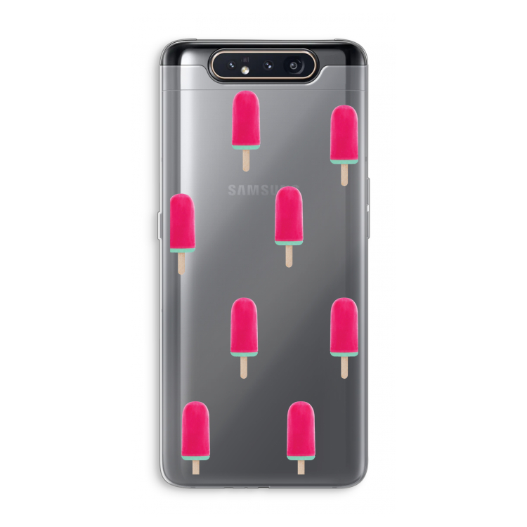 Waterijsje: Samsung Galaxy A80 Transparant Hoesje