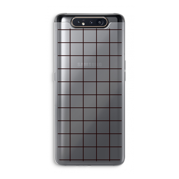 Rooster: Samsung Galaxy A80 Transparant Hoesje
