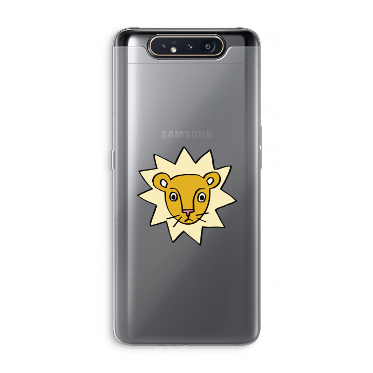 Kleine leeuw: Samsung Galaxy A80 Transparant Hoesje